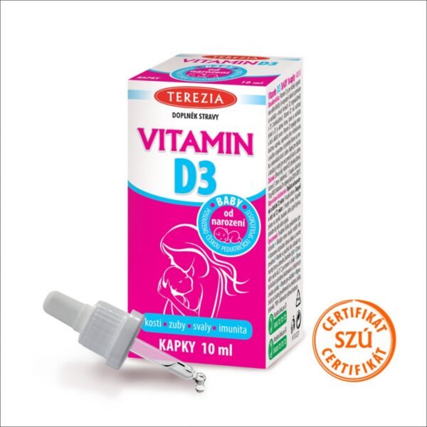 Vitamin D3 (400 IU) - Terezia Vitamin D3 Baby from 1 Month 10 ml