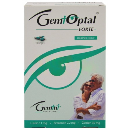 Contains lutein and zeaxanthin for macular support-Gemioptal Forte 60 capsules