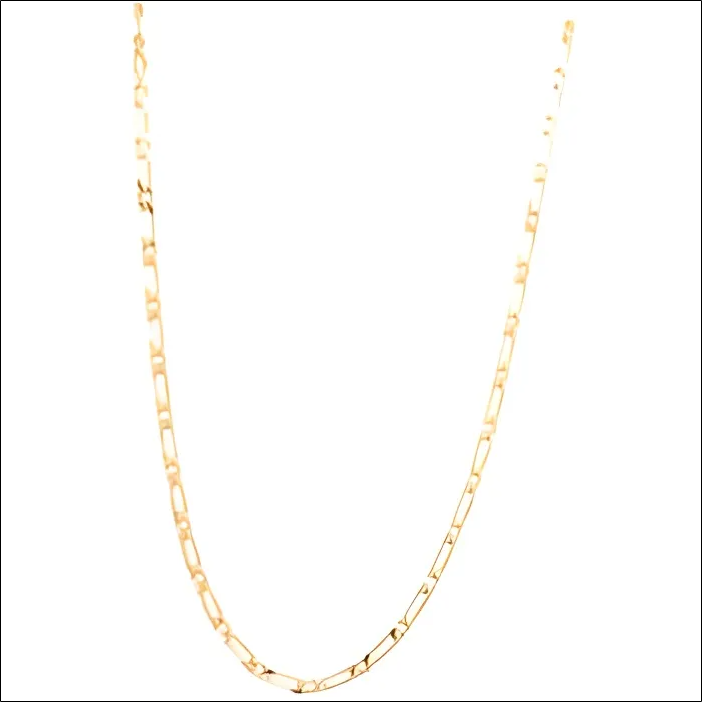 Walewska V Gold Plated Necklace Chain - Men - Fancy Mesh - 50cm x 2mm;Cadena de Collar Chapado en Oro Walewska V - Hombre-Malla Elegante-50 cm x 2 mm 1 Walewska V Gold Plated Necklace Chain - Men - Fancy Mesh - 50cm x 2mm;Cadena de Collar Chapado en Oro Walewska V - Hombre-Malla Elegante-50 cm x 2 mm