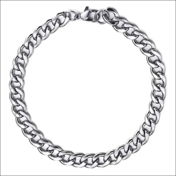 Zense - Men's silver steel gourmette ZB0327;Zense-Gourmette de acero plateado para hombre ZB0327