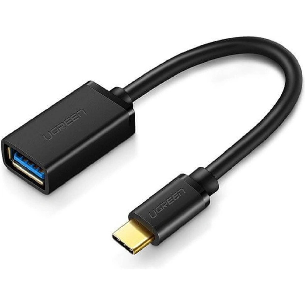 UGreen US154 USB-C 3.0 / USB 3.0 / OTG adapter - black.