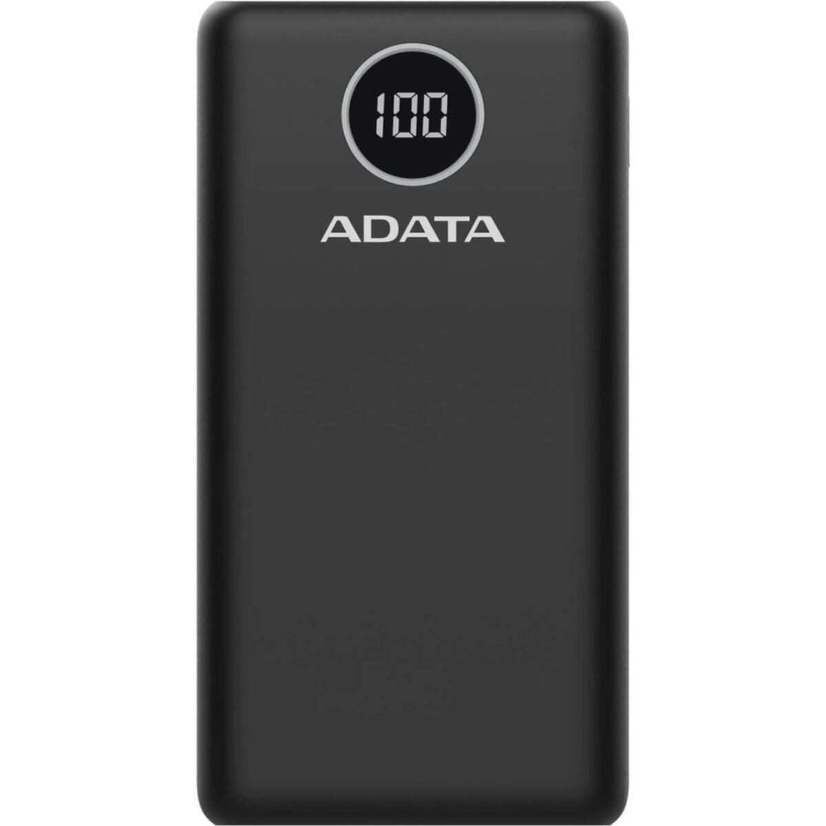 The ADATA P20000QCD power bank has three ports - two USB-A and one USB-C.