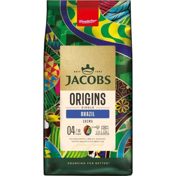 Coffee Beans Jacobs Single Origins Crema Brazil 1kg