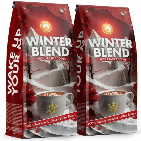 Coffee beans 1kg x2 WINTER BLEND 100% Arabica FRESHLY ROASTED Blue Orca