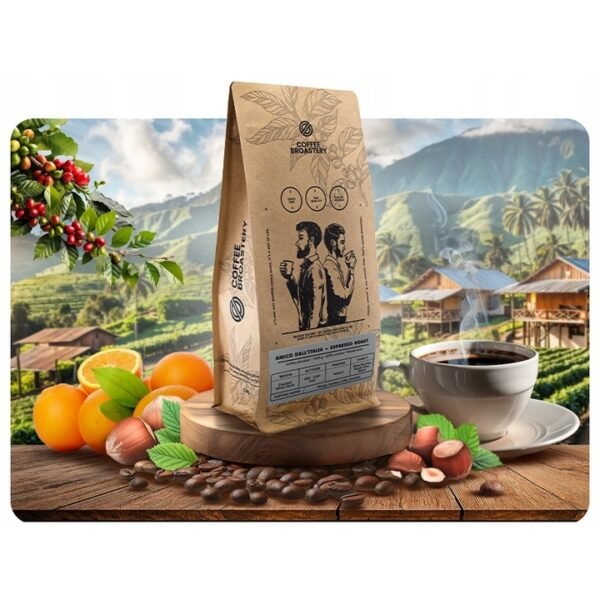 Coffee Broastery Amico dall'Italia Espresso beans 1kg 100% Arabica