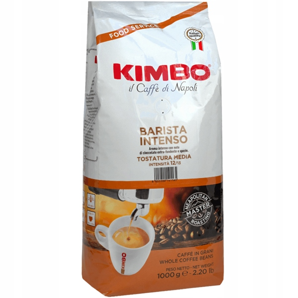 KIMBO BARISTA INTENSO coffee beans 1 kg + FREE videobook