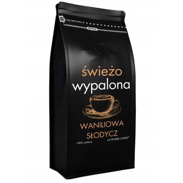 Vanilla coffee beans 200g FRESHLY ROASTED 100% Arabica flavored