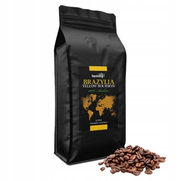 Tommy Cafe Coffee Beans Brazil Yellow Bourbon 100% Arabica 1kg