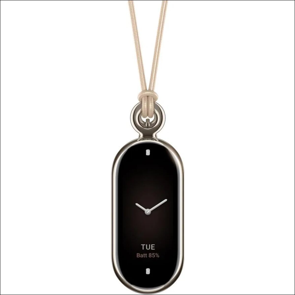 The Xiaomi Smart Band 8 Pendant BHR7304GL is compatible with the Xiaomi Smart Band 8 watch.