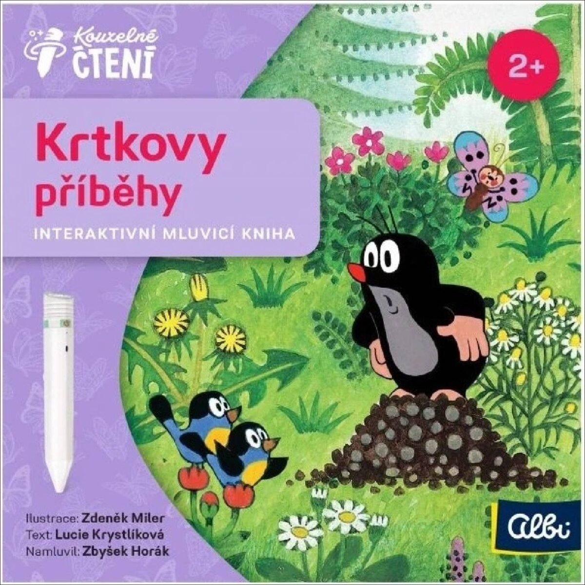 The interactive book Mole's Stories, illustrated by Zdeněk Miler and narrated by Zbyšek Horák, presents short, now classic stories about Mole and his friends
