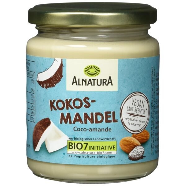 Alnatura Organic Coconut Almond Cream, Vegan (1 x 250 g)