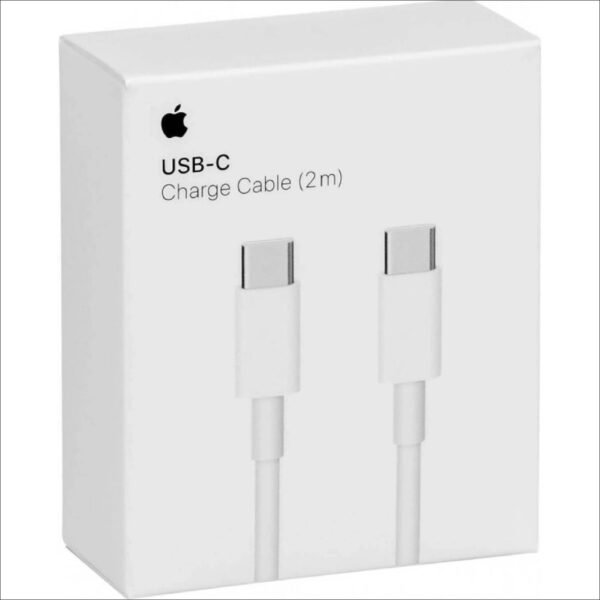 2-meter USB-C to USB-C cable for charging and data transfer between USB-C devices.
