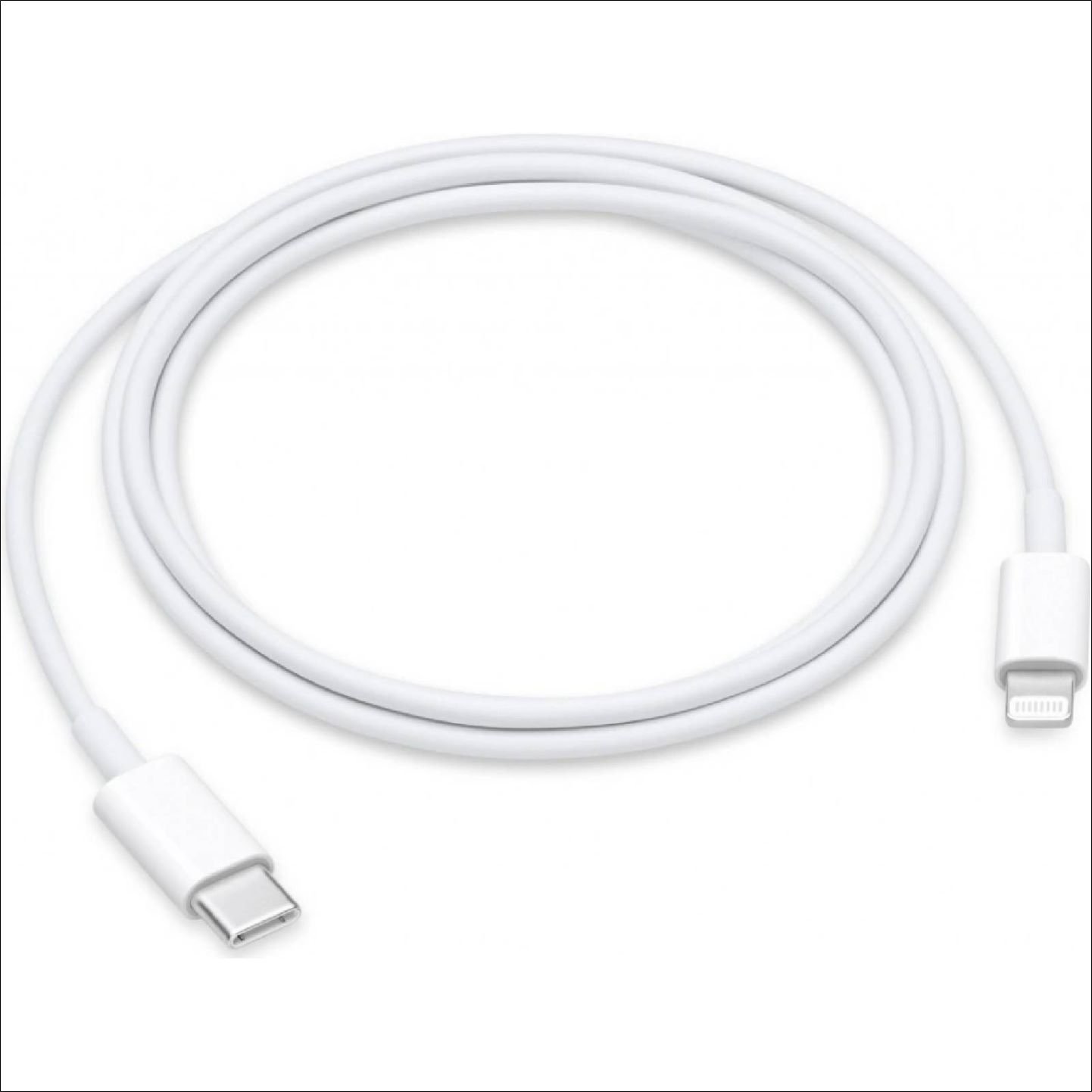 Apple MUQ93ZM/A USB-C to Lightning, 1m 1 1-meter USB-C to Lightning cable for syncing and charging, supporting fast charging for select devices.