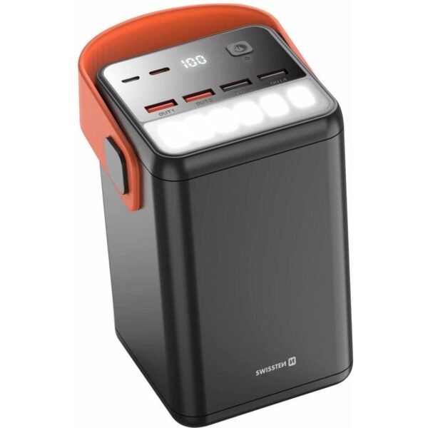 The Swissten Power Line 22013943 power bank with a power of 65 W and a capacity of 60000 mAh will delight you with its ability to quickly and reliably charge all kinds of electronic devices