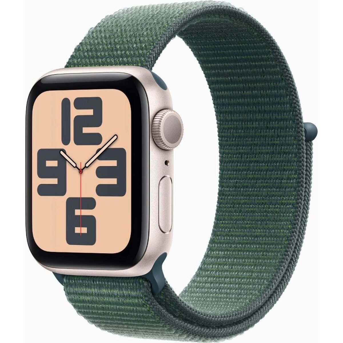 Apple Watch SE (2nd gen) GPS 40mm Moonlight Aluminum Case with Moonlight Sport Band - M/L