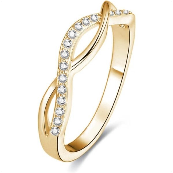 Beneto Pozlacený stříbrný s krystaly AGG192;Beneto Gold-plated silver with crystals AGG192