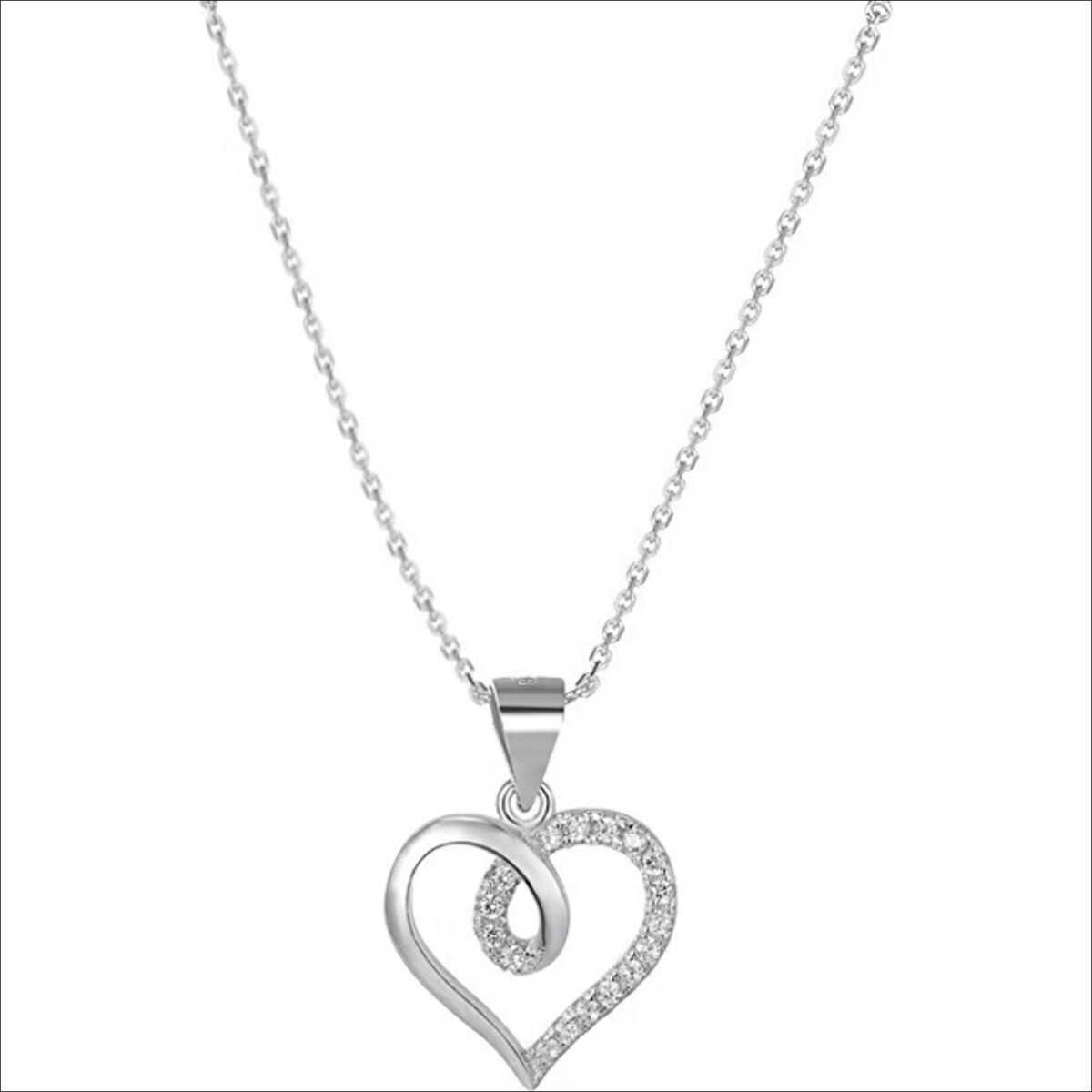 Beneto Stříbrný se srdíčkem AGS495/47;Beneto Silver with heart AGS495/47