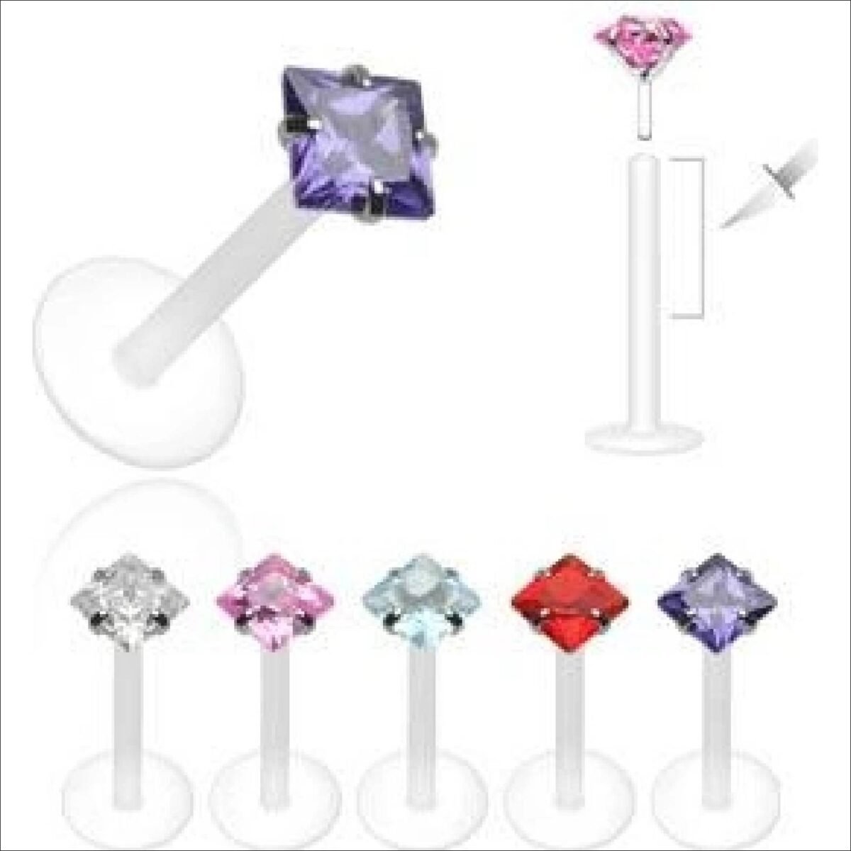 Steel Edge;Bioplastic piercing SELFX6;Steel Edge