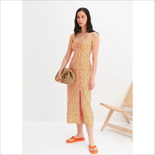 bru Midi Dress With Slit 42