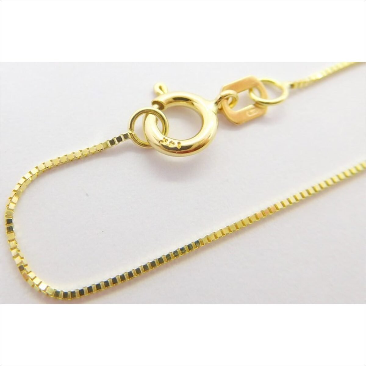 Klenoty Budín Moderní dámský zlatý kostičkovaný řetízek Benátský 3640138;Budín Jewelry Modern Women's Gold Cubed Chain Venetian 3640138