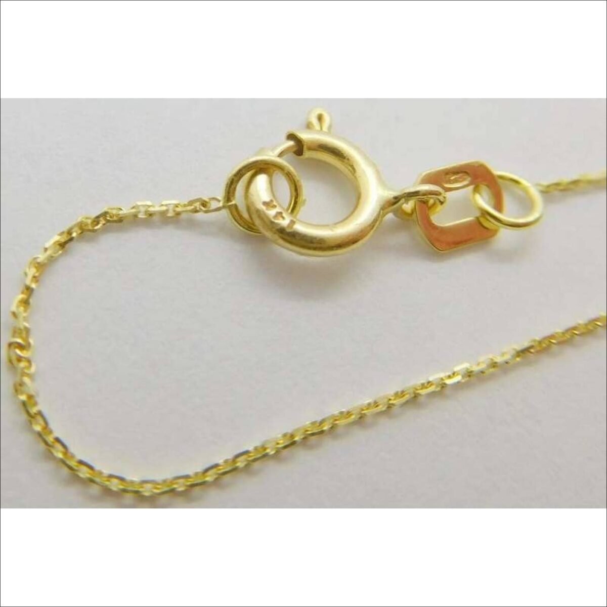 Klenoty Budín Dámský zlatý přívěskový řetízek tenký anker ZC0019XJ90-7942;Budin Jewelry Women's gold pendant chain thin anchor ZC0019XJ90-7942