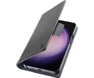 The Cellular Line Book Folio for Samsung S24 Ultra offers stylish protection with a sleek black synthetic leather exterior.