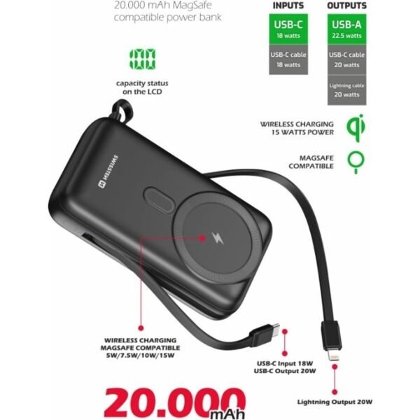 Are you looking for a power bank that will eliminate the hassle of cables and still have enough capacity?
