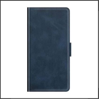 A premium flip case designed specifically for the Samsung Galaxy A12, offering comprehensive protection with a sleek dark blue finish.