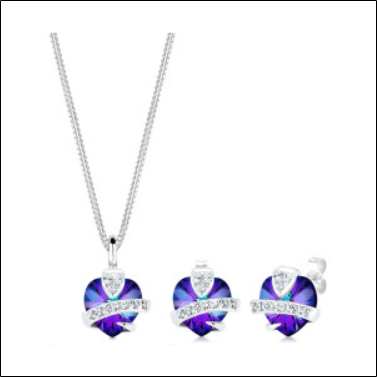 Elli Jewelry Jewellery Set Heart (0910611413);Elli Bijoux Parure de bijoux Coeur (0910611413)