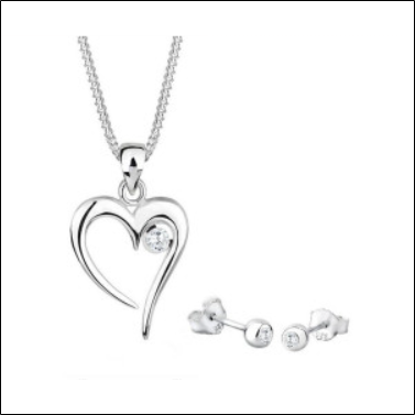 Elli Jewelry Jewellery Set Heart (0912261311);Elli Bijoux Parure de bijoux Coeur (0912261311)