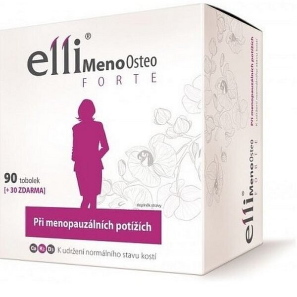 Elli Menoosteo Forte 90 + 30 capsules is a dietary supplement designed to support women's health during menopause.