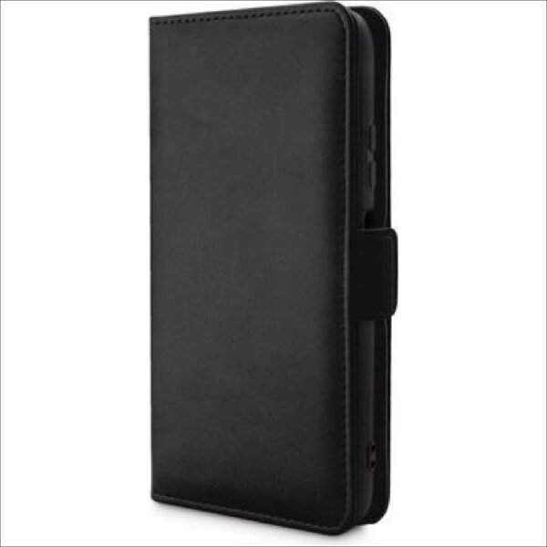 A premium flip case designed to protect your Samsung Galaxy Note 20 Ultra, featuring a sleek black finish and practical functionalities.