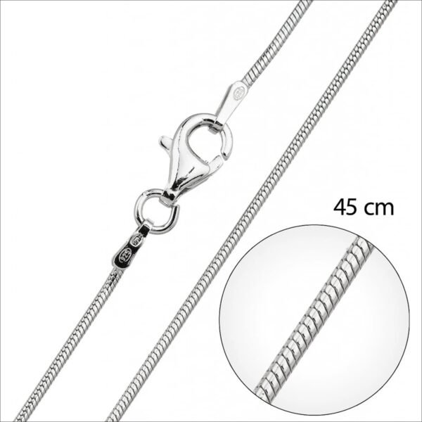 Evolution Group Stříbrný řetízek kulatý 30002;Evolution Group Silver round chain 30002