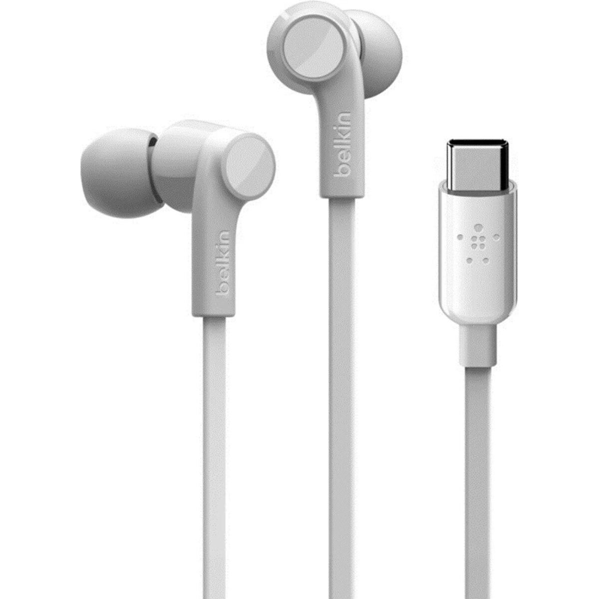 Belkin ROCKSTAR™ Headphones with USB-C connector white