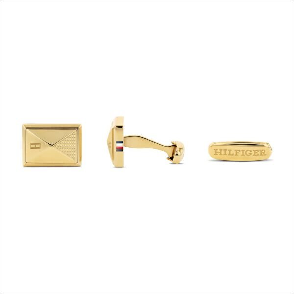 Gold-plated cufflinks Geometric 2790570;Boutons de manchette plaqués or Géométriques 2790570