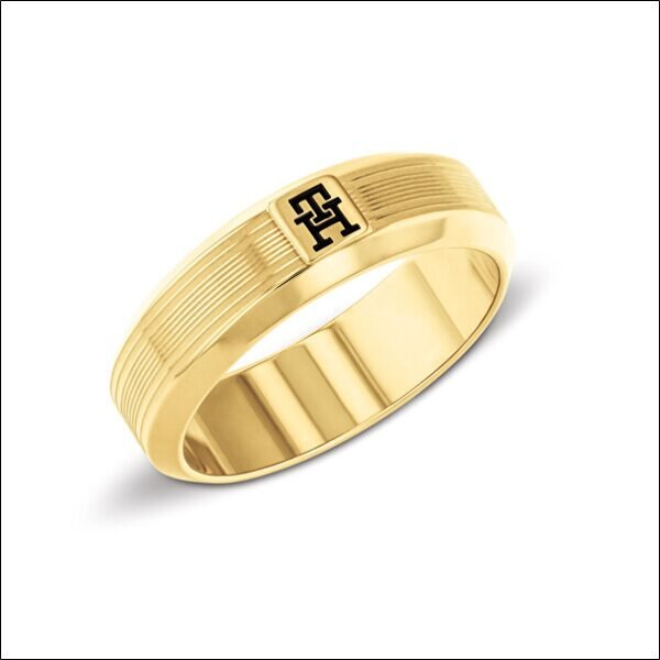 Gold-plated ring for men Pattern 2790575;Bague plaquée or pour homme Motif 2790575