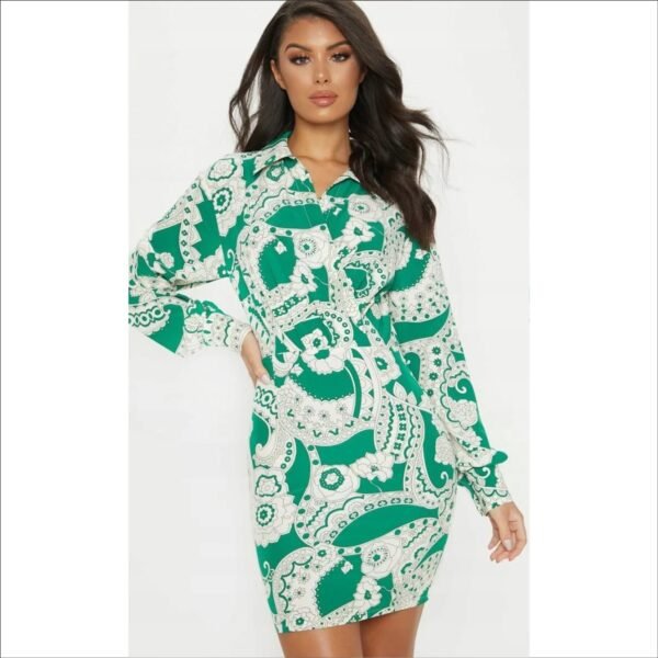Green shirt dress for summer Xxs 32