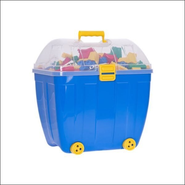 K2 blocks with a width of 30 mm are intended for children from 2 years of age and every little one will be able to handle them. They allow you to create various buildings and entire towns thanks to additional elements such as windows, doors, trees, people, trains, cars. This set contains about 280 elements.