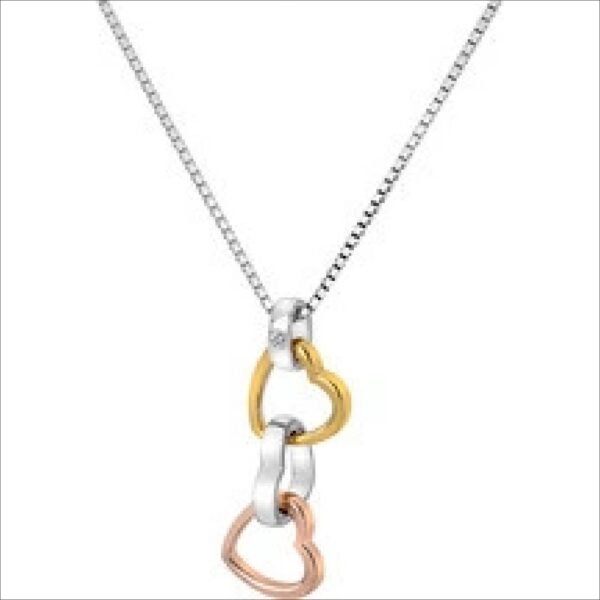 Hot Diamonds trio triple heart RG DP836;Hot Diamonds trio triple heart RG DP836