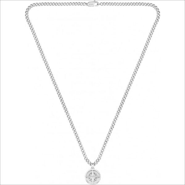 Hugo Boss;Hugo Boss Timeless Men's Steel Necklace 1580544;Hugo Boss
