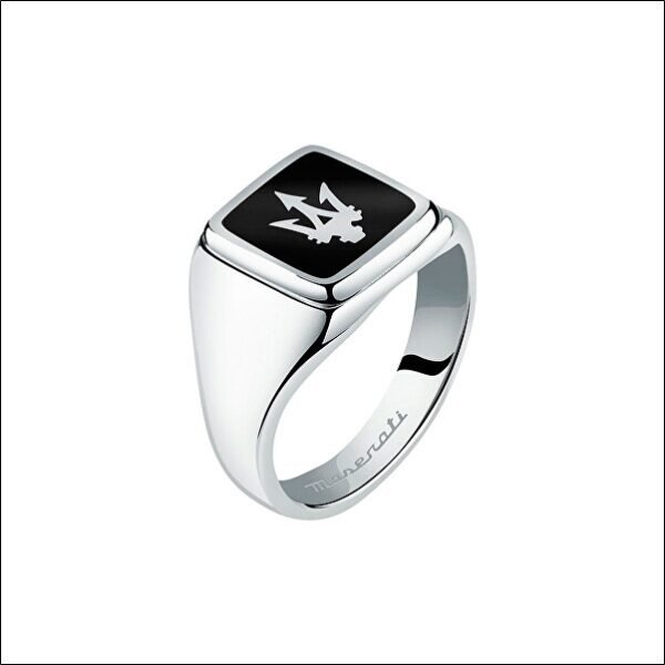 Iconic solid steel ring JM222AVD070;Bague iconique en acier massif JM222AVD070