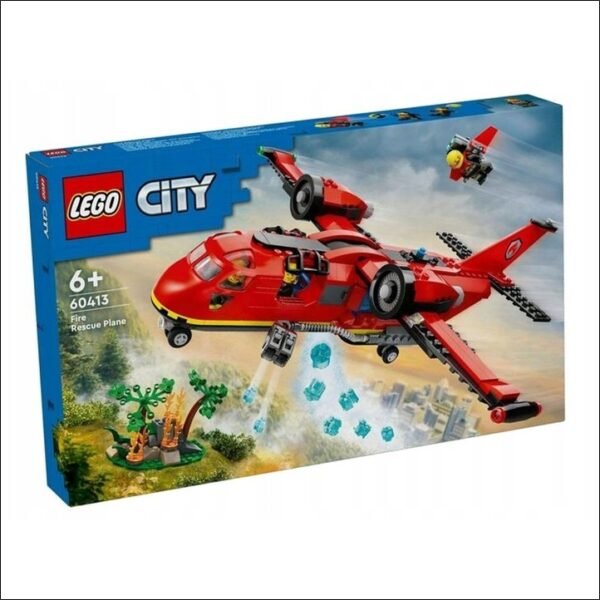  Toy Fire Rescue Plane -- LEGO(R) City Fire Rescue Plane has lots of features for realistic firefighting play for kids aged six and up.