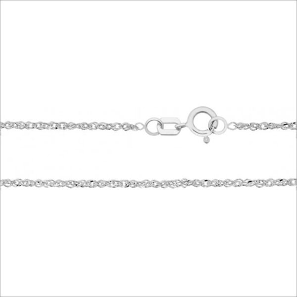 Luxur Řetízek Chani typu lambada, bílé zlato 3690002-0-18-0;Luxur Chani lambada chain, white gold 3690002-0-18-0