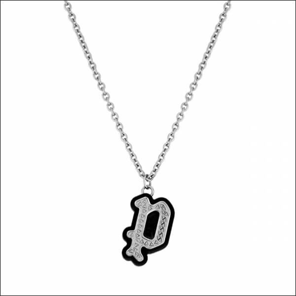 Men's steel necklace Pirin PJ26574PSS/01;Collier en acier pour homme Pirin PJ26574PSS / 01