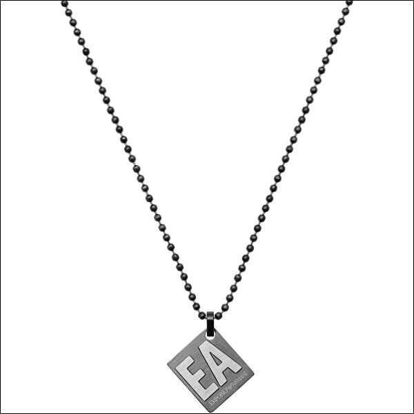 Men's steel necklace with pendant EGS2754060;Collier en acier avec pendentif pour homme EGS2754060
