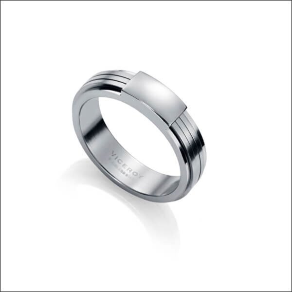 Modern steel ring Air 75247A02;Bague en acier moderne Air 75247A02