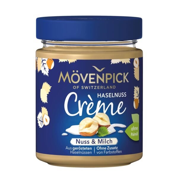 Mövenpick Hazelnut Crème Nut & Milk, Premium Nut Spread, 300 g