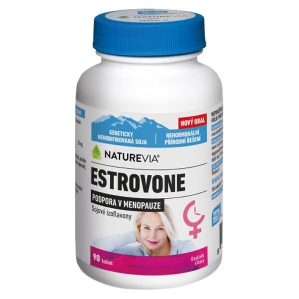 Naturevia Estrovone 90 tablets is a dietary supplement designed to support women's health during menopause.