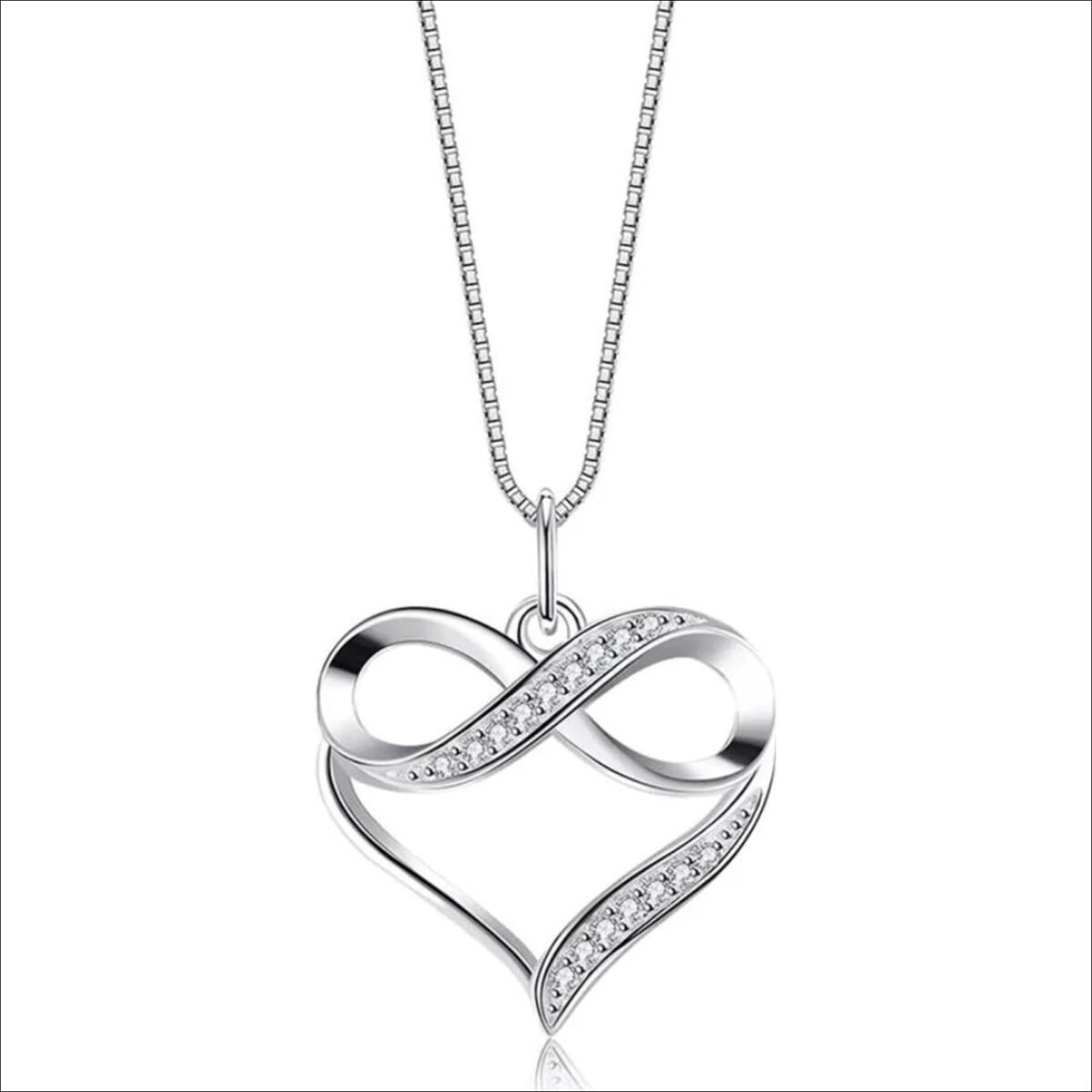 Olivie Stříbrný srdce & nekonečno 7192;Olivia Silver Heart & Infinity 7192