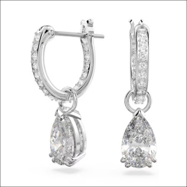 Pair of hoop earrings Stilla Pear Drop, 5636716, 5723564, 5723566;Paire de créoles Encore une goutte de poire, 5636716, 5723564, 5723566